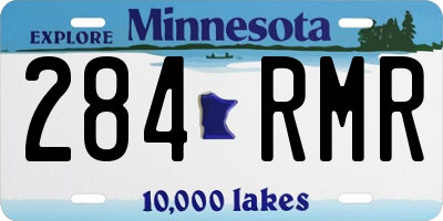 MN license plate 284RMR