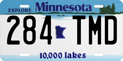 MN license plate 284TMD