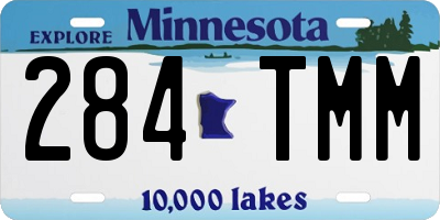 MN license plate 284TMM