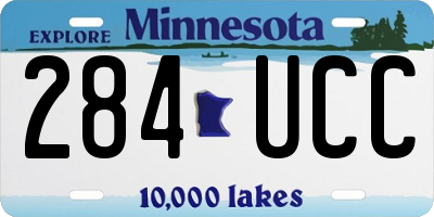MN license plate 284UCC