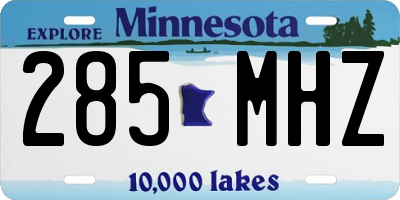 MN license plate 285MHZ