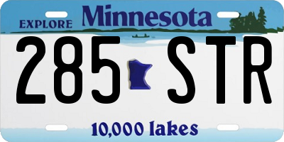 MN license plate 285STR