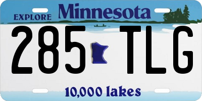 MN license plate 285TLG
