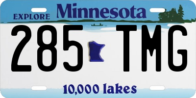 MN license plate 285TMG