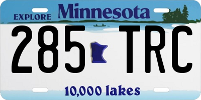 MN license plate 285TRC