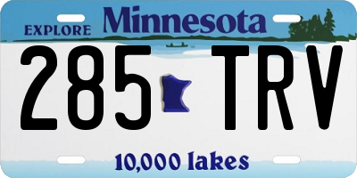 MN license plate 285TRV