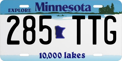 MN license plate 285TTG
