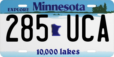 MN license plate 285UCA