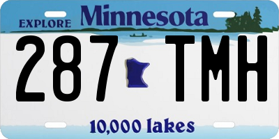 MN license plate 287TMH