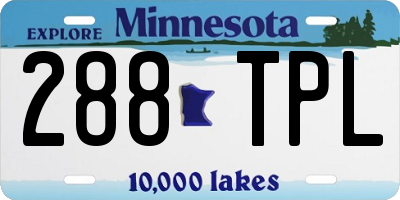 MN license plate 288TPL