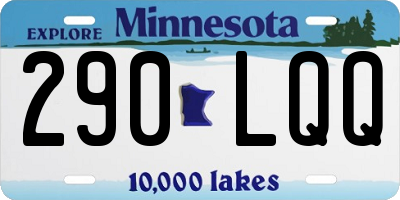 MN license plate 290LQQ
