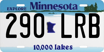 MN license plate 290LRB