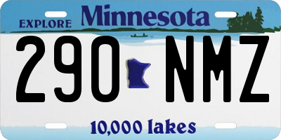 MN license plate 290NMZ
