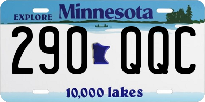 MN license plate 290QQC