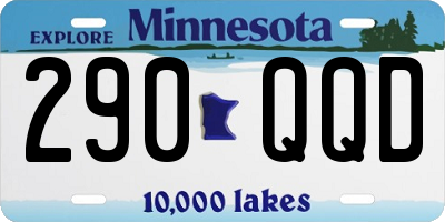 MN license plate 290QQD