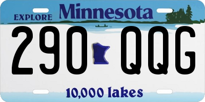 MN license plate 290QQG
