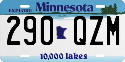 MN license plate 290QZM