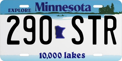 MN license plate 290STR