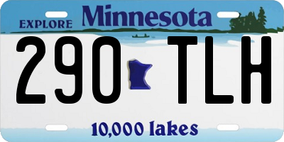 MN license plate 290TLH