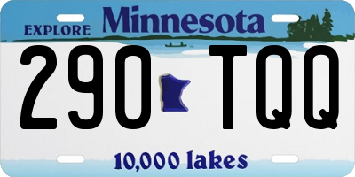 MN license plate 290TQQ