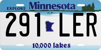 MN license plate 291LER