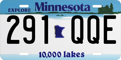 MN license plate 291QQE