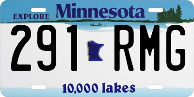 MN license plate 291RMG