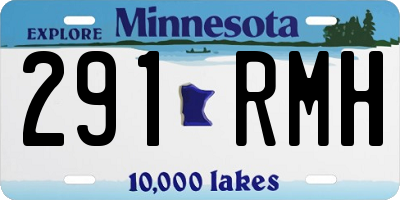 MN license plate 291RMH