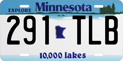 MN license plate 291TLB