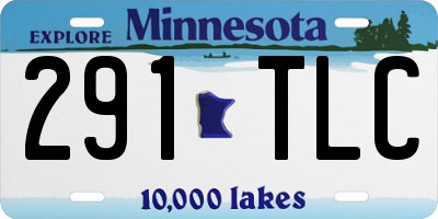 MN license plate 291TLC