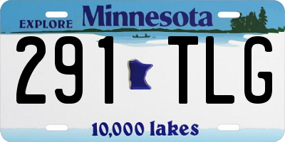 MN license plate 291TLG