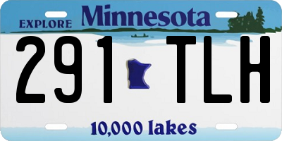 MN license plate 291TLH