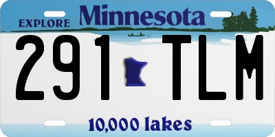 MN license plate 291TLM
