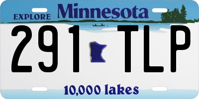 MN license plate 291TLP