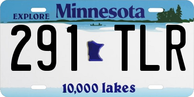 MN license plate 291TLR