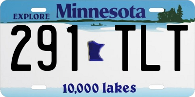 MN license plate 291TLT