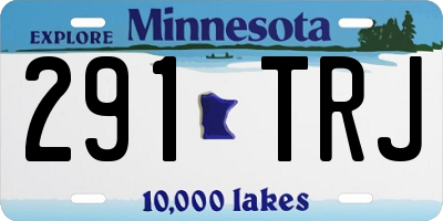 MN license plate 291TRJ