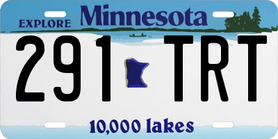 MN license plate 291TRT