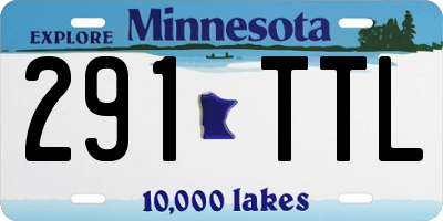 MN license plate 291TTL