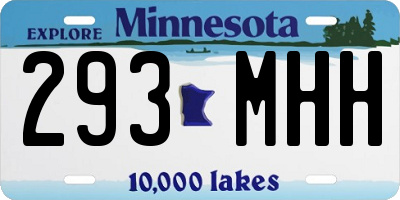 MN license plate 293MHH
