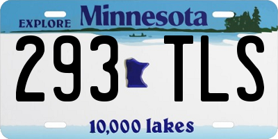 MN license plate 293TLS