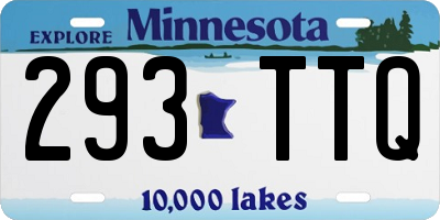 MN license plate 293TTQ