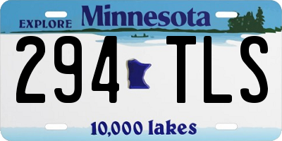 MN license plate 294TLS