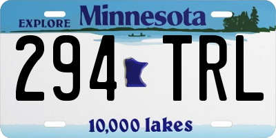 MN license plate 294TRL