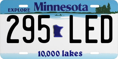 MN license plate 295LED