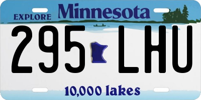 MN license plate 295LHU