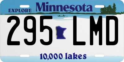 MN license plate 295LMD