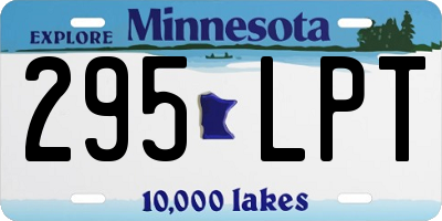 MN license plate 295LPT