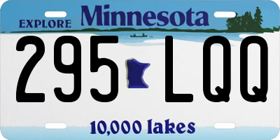 MN license plate 295LQQ