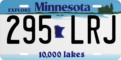 MN license plate 295LRJ